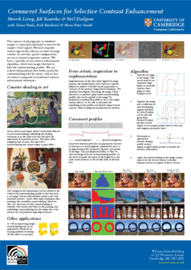 Cornsweet Surfaces for Selective Contrast Enhancement